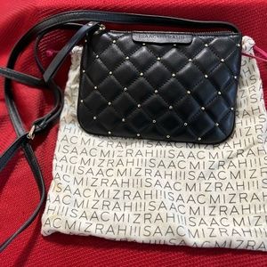 Isaac Mizrahi NWOT leather studded purse
